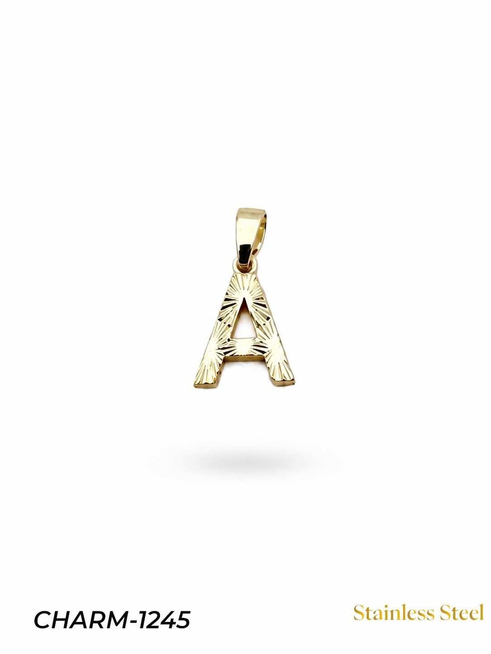 14K Kuyumcu Model Harf Kolye (A) // CHARM-1245CHARM-1245