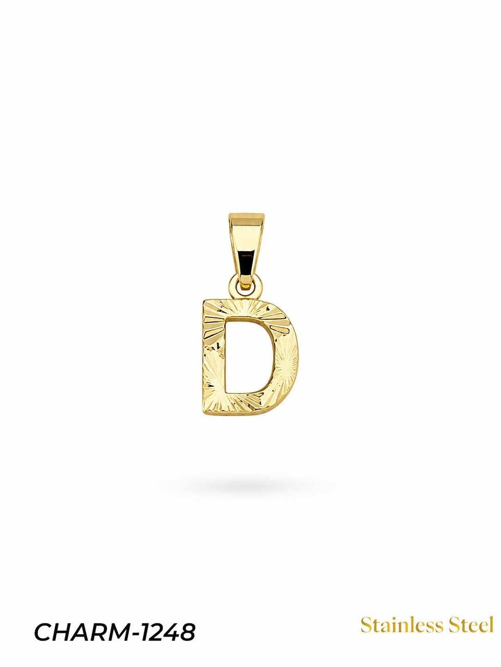 14K Kuyumcu Model Harf Kolye (D) // CHARM-1248CHARM-1248