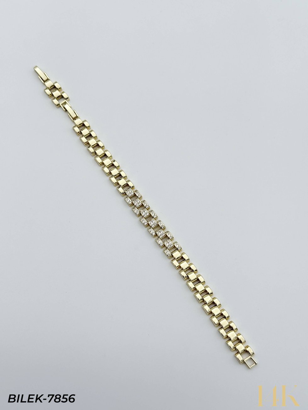 14K Kuyumcu Model Künye Bileklik // BILEK-7856BILEK-7856