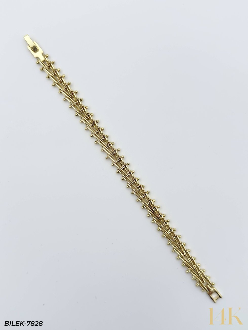 14K Kuyumcu Model Künye Bileklik // BILEK-7828BILEK-7828
