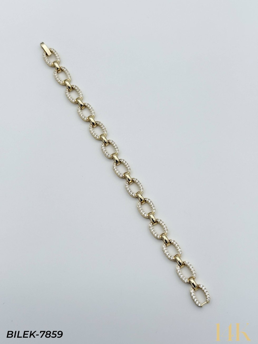 14K Kuyumcu Model Künye Bileklik // BILEK-7859BILEK-7859