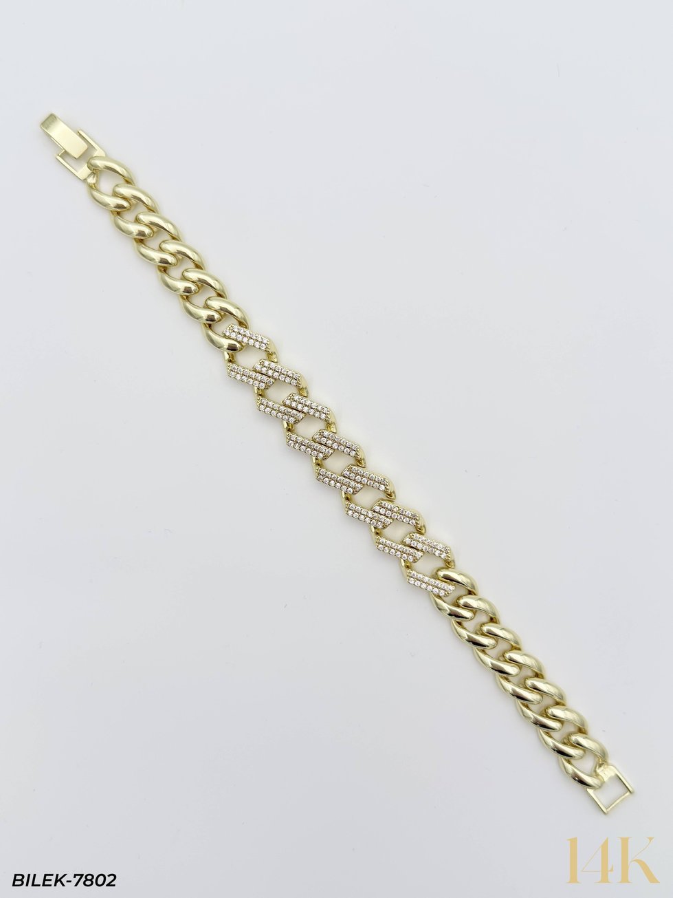 14K Kuyumcu Model Künye Bileklik // BILEK-7802BILEK-7802