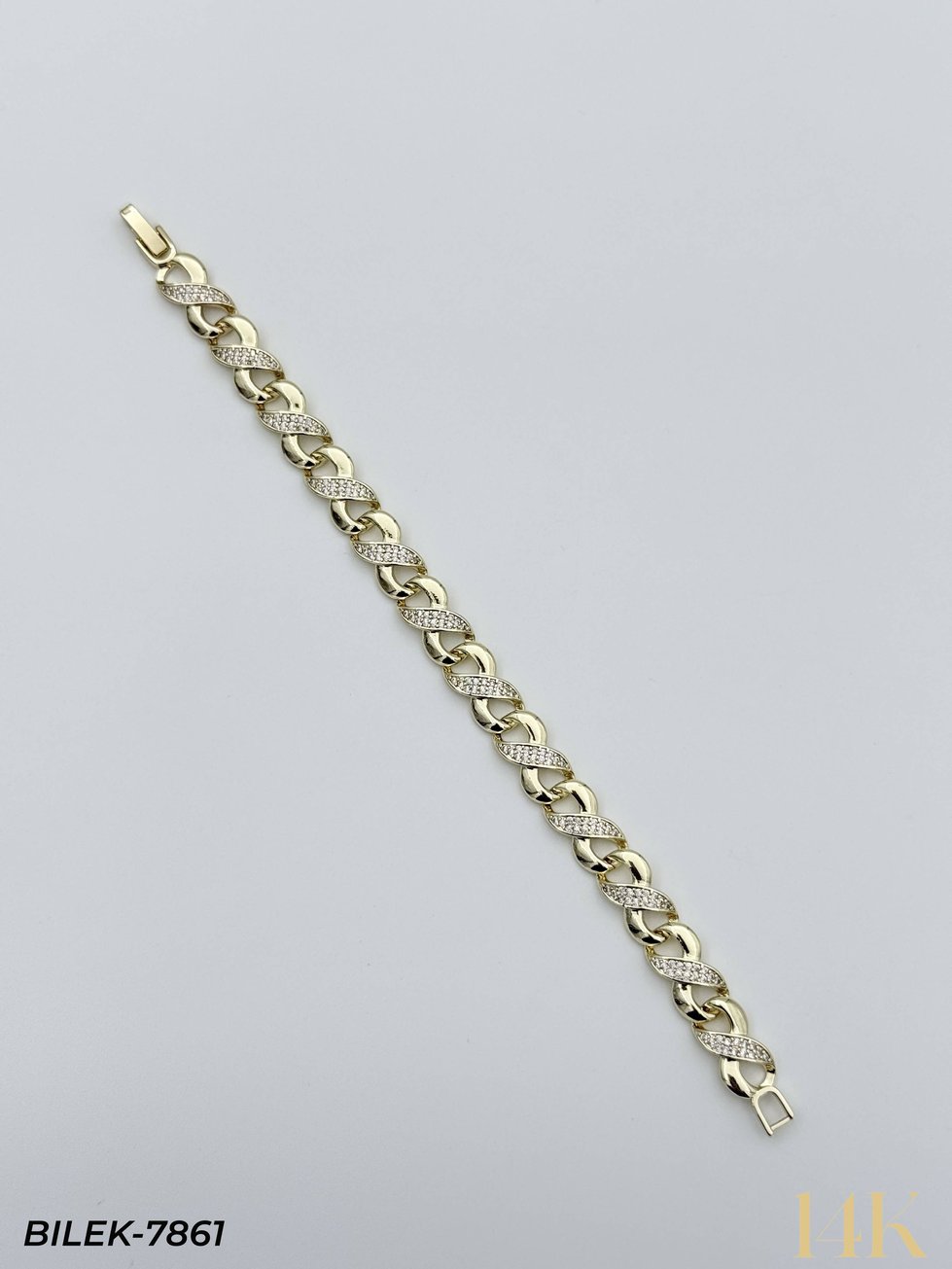 14K Kuyumcu Model Künye Bileklik // BILEK-7861BILEK-7861
