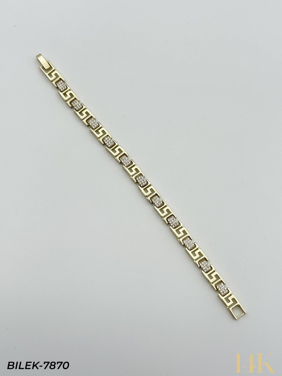 14K Kuyumcu Model Künye Bileklik // BILEK-7870BILEK-7870