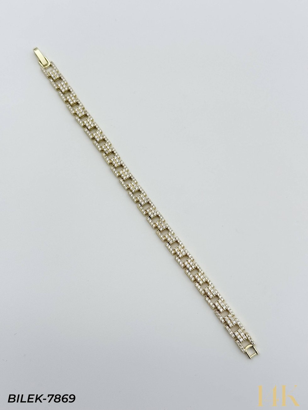 14K Kuyumcu Model Künye Bileklik // BILEK-7869BILEK-7869