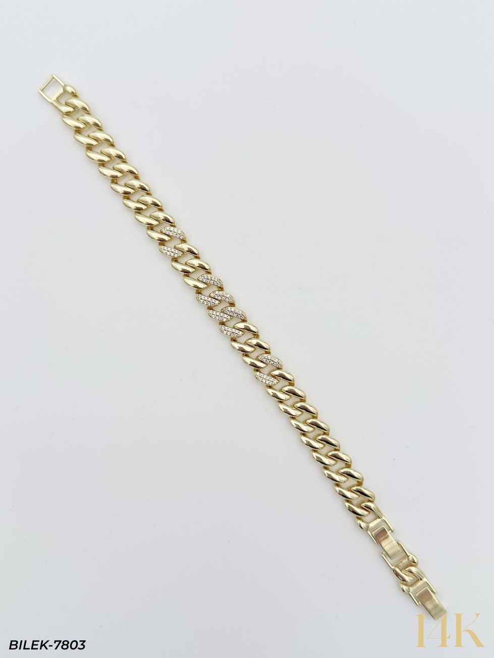 14K Kuyumcu Model Künye Bileklik // BILEK-7803BILEK-7803
