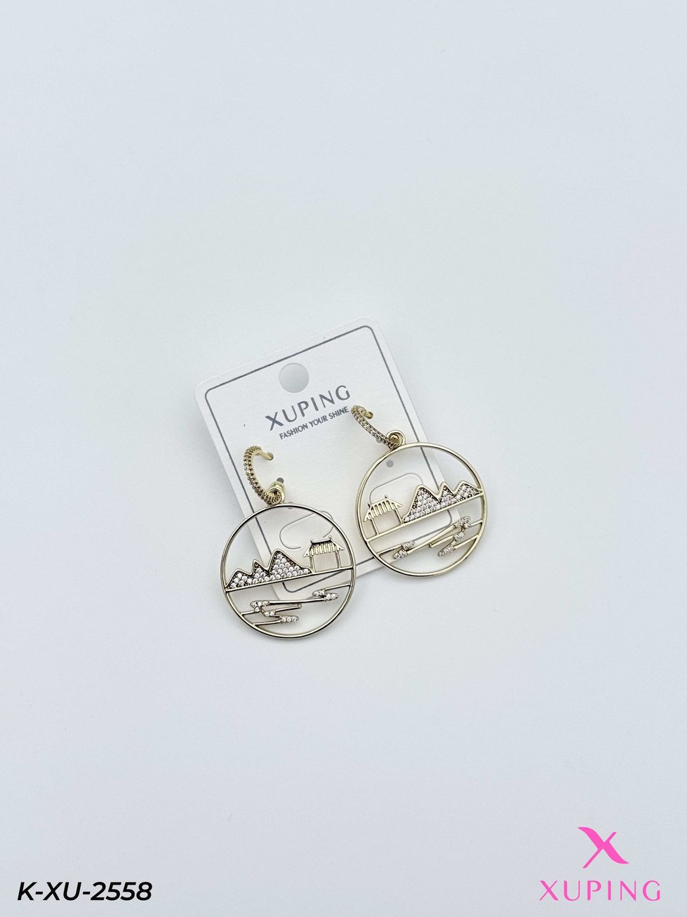 14K XUPING Küpe // K-XU-2558K-XU-2558