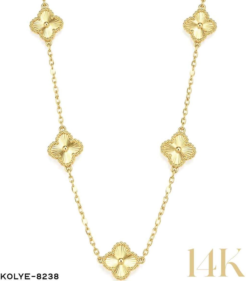 14K Yonca Kolye 45CM //KOLYE-8238KOLYE-8238