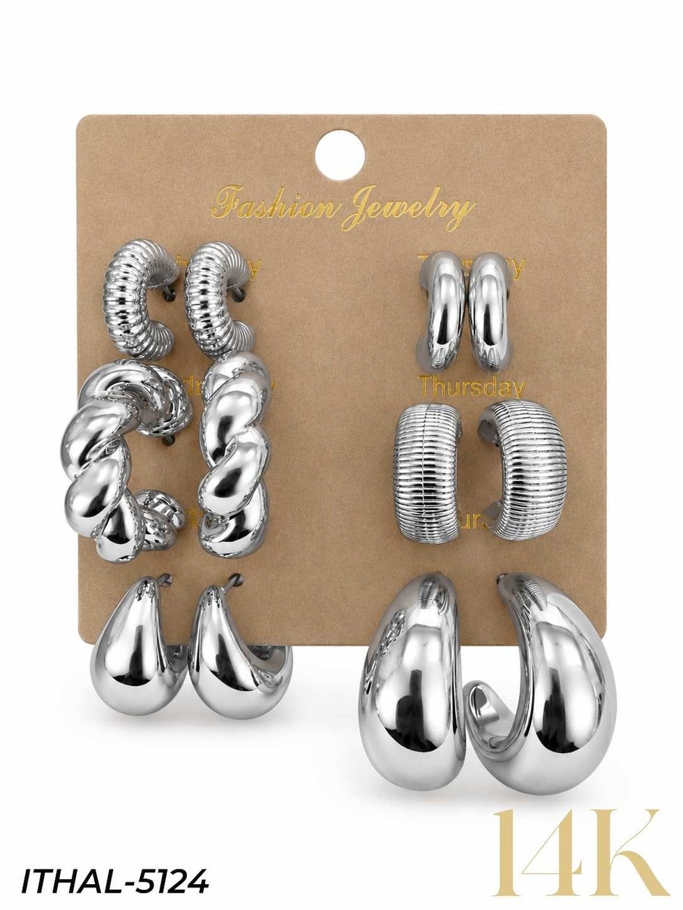 6'LI Set Küpe // ITHAL-5124ITHAL-5124