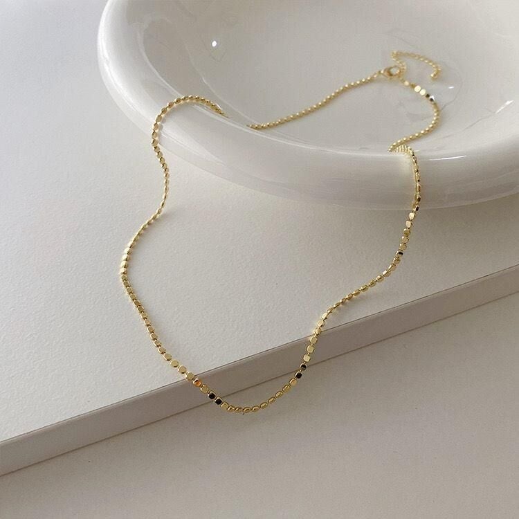 Çelik Ezme Zincir Gold 55cm // KOLYE-4064