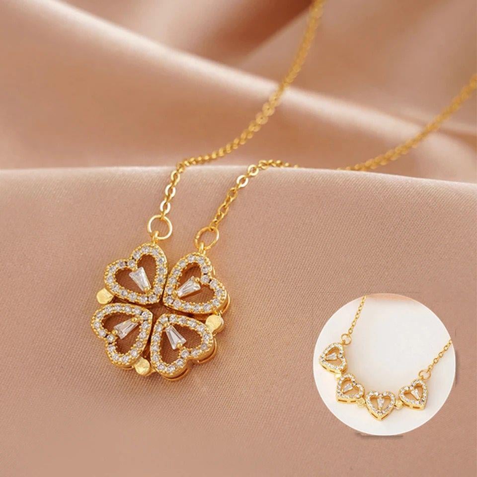 Çelik Gold Açılır Kapanır Kolye.KL-ÇLK-035