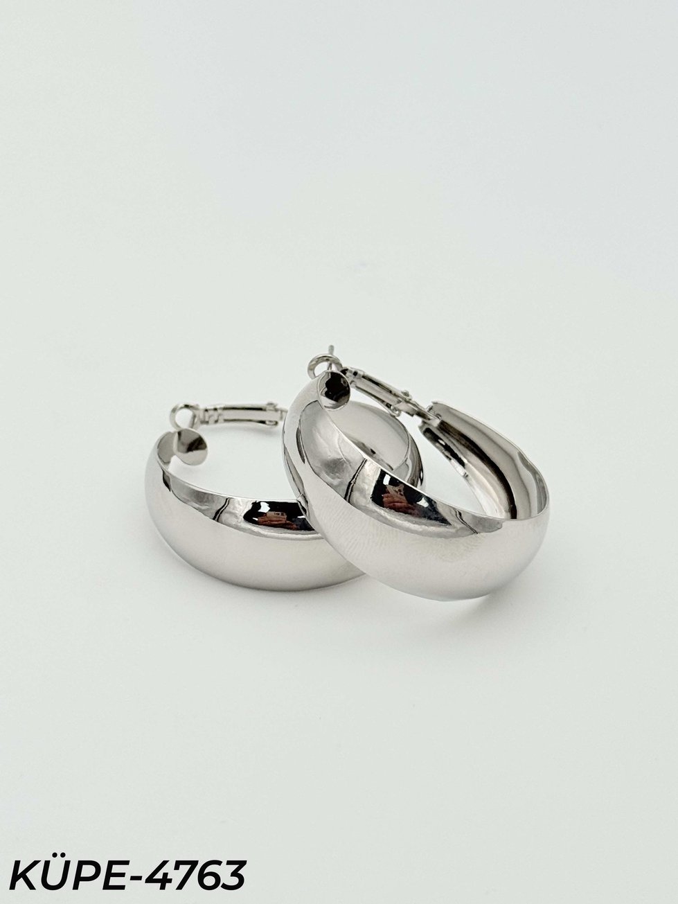 Çelik Halka Küpe 4cm // KÜPE-4763KÜPE-4763