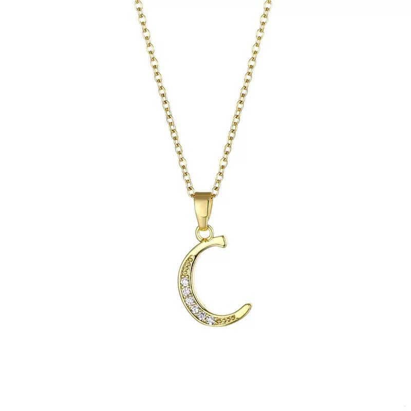 Çelik Harf Kolye 45cm // KOLYE-6624.KOLYE-6624