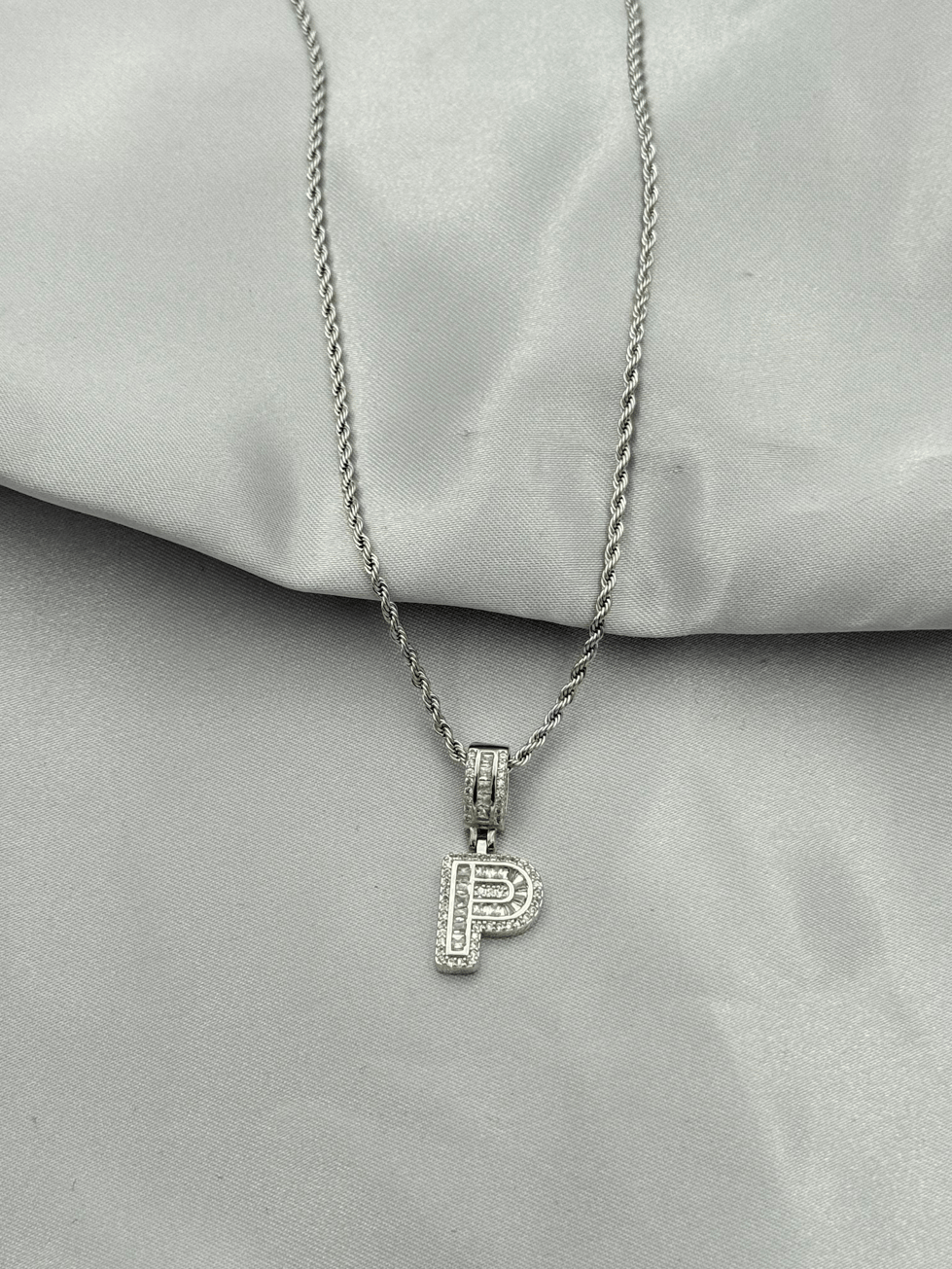 Çelik Harf Kolye 60cm // KOLYE-5438.KOLYE-5438