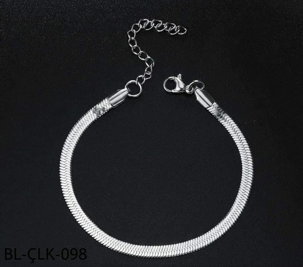 Çelik İtalyan Bileklik Sılver.BL-ÇLK-098