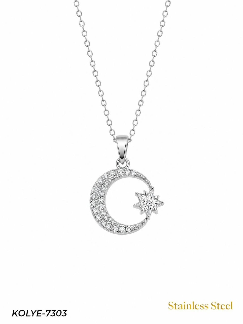 Çelik Kolye 45 cm // KOLYE-7303KOLYE-7303