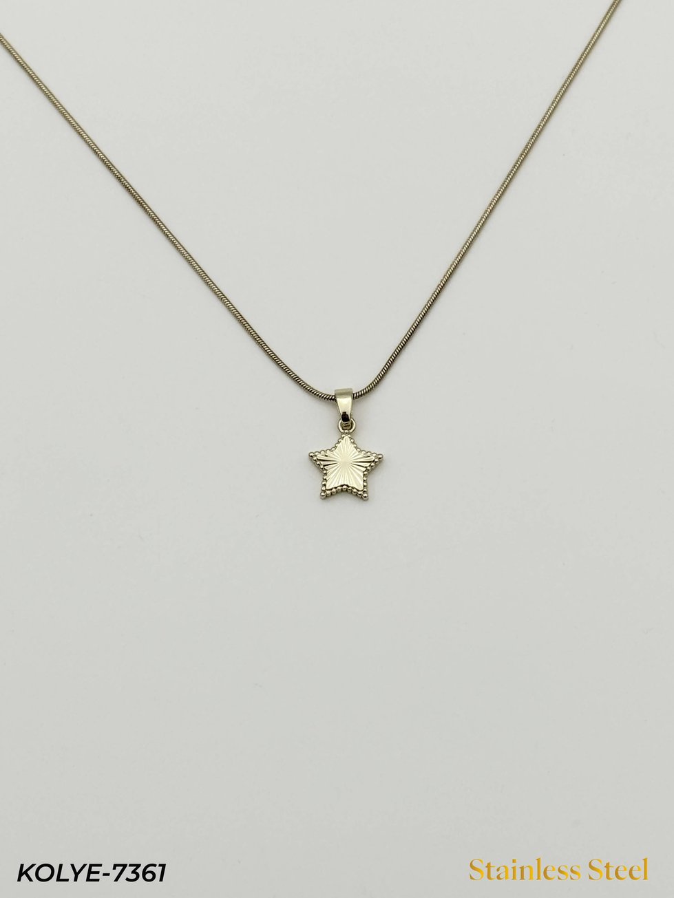 Çelik Kolye 45cm // KOLYE-7361KOLYE-7361