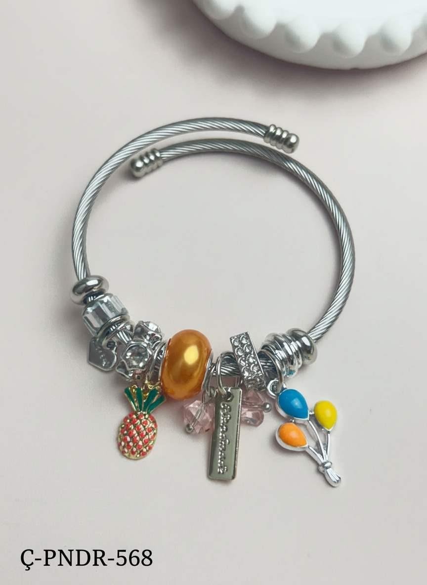 Çelik PNDR Bileklik (Silver).Ç-PNDR-568