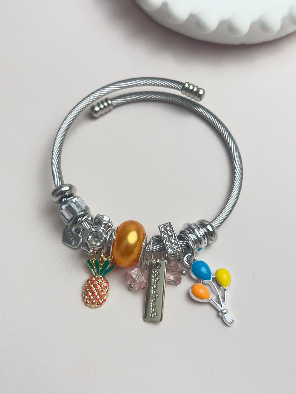 Çelik PNDR Bileklik (Silver).Ç-PNDR-568