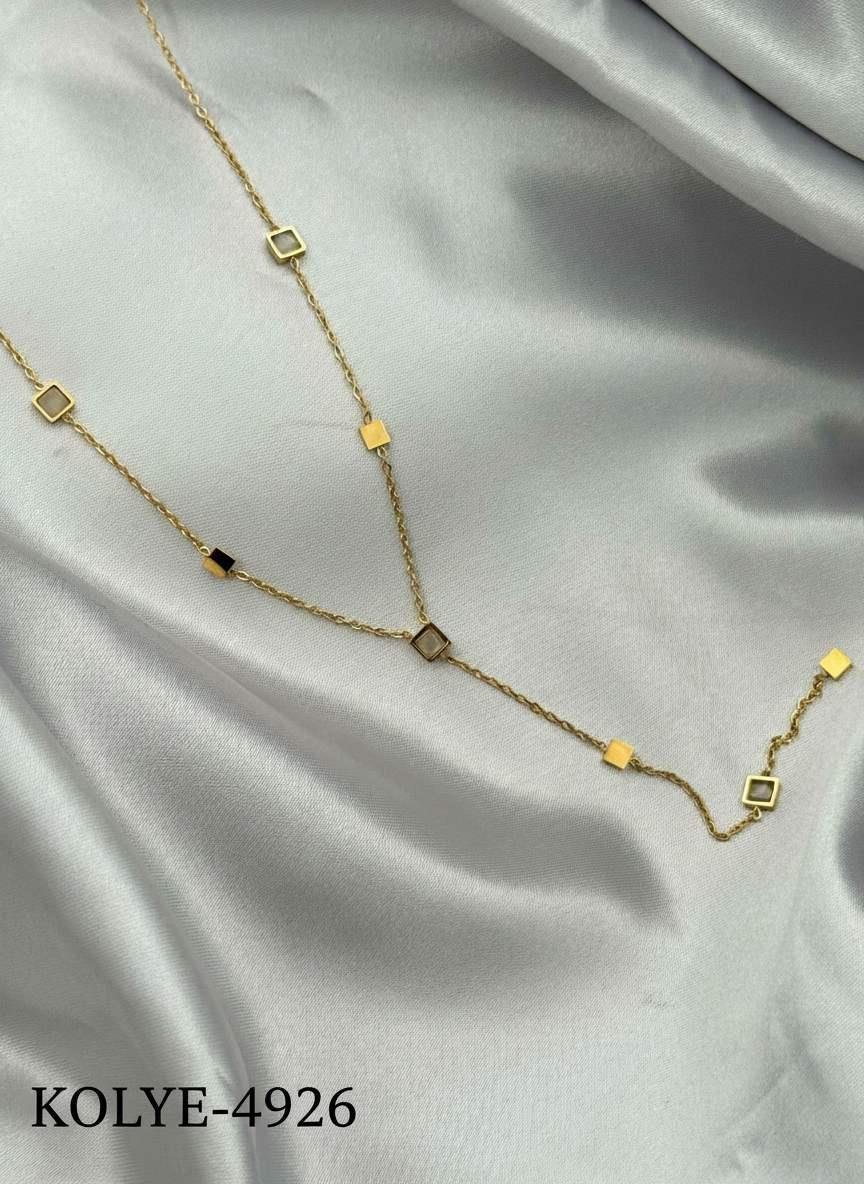 Çelik Y Kolye 45cm // KOLYE-4926.KOLYE-4926