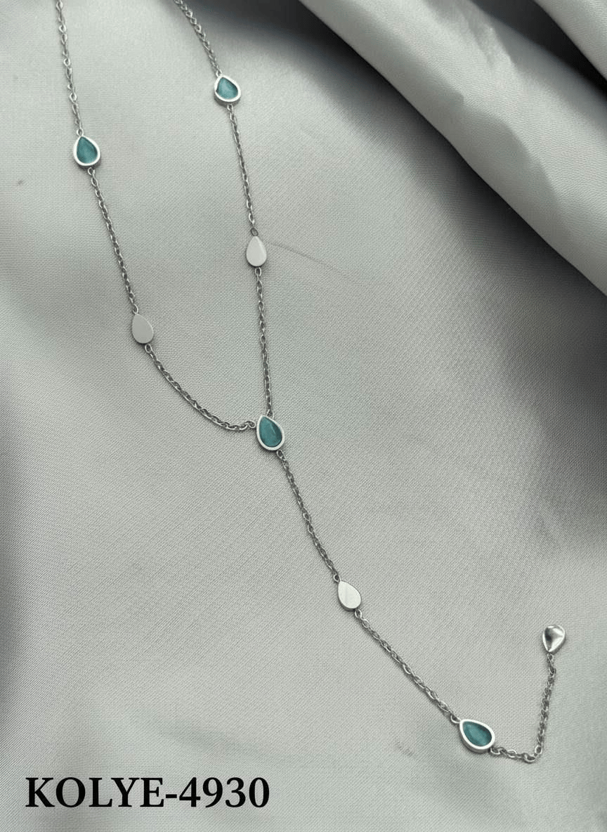 Çelik Y Kolye 45cm // KOLYE-4930.KOLYE-4930