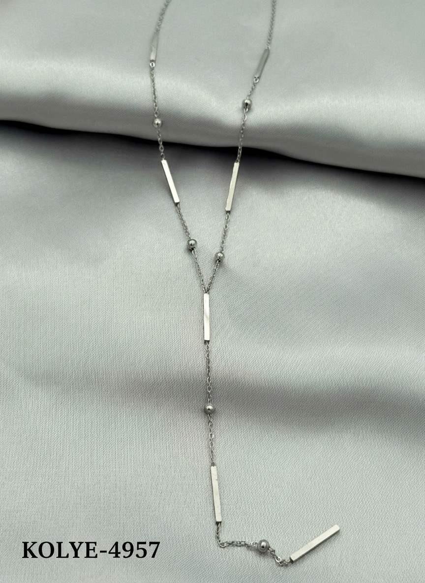 Çelik Y Kolye 45cm // KOLYE-4957.KOLYE-4957