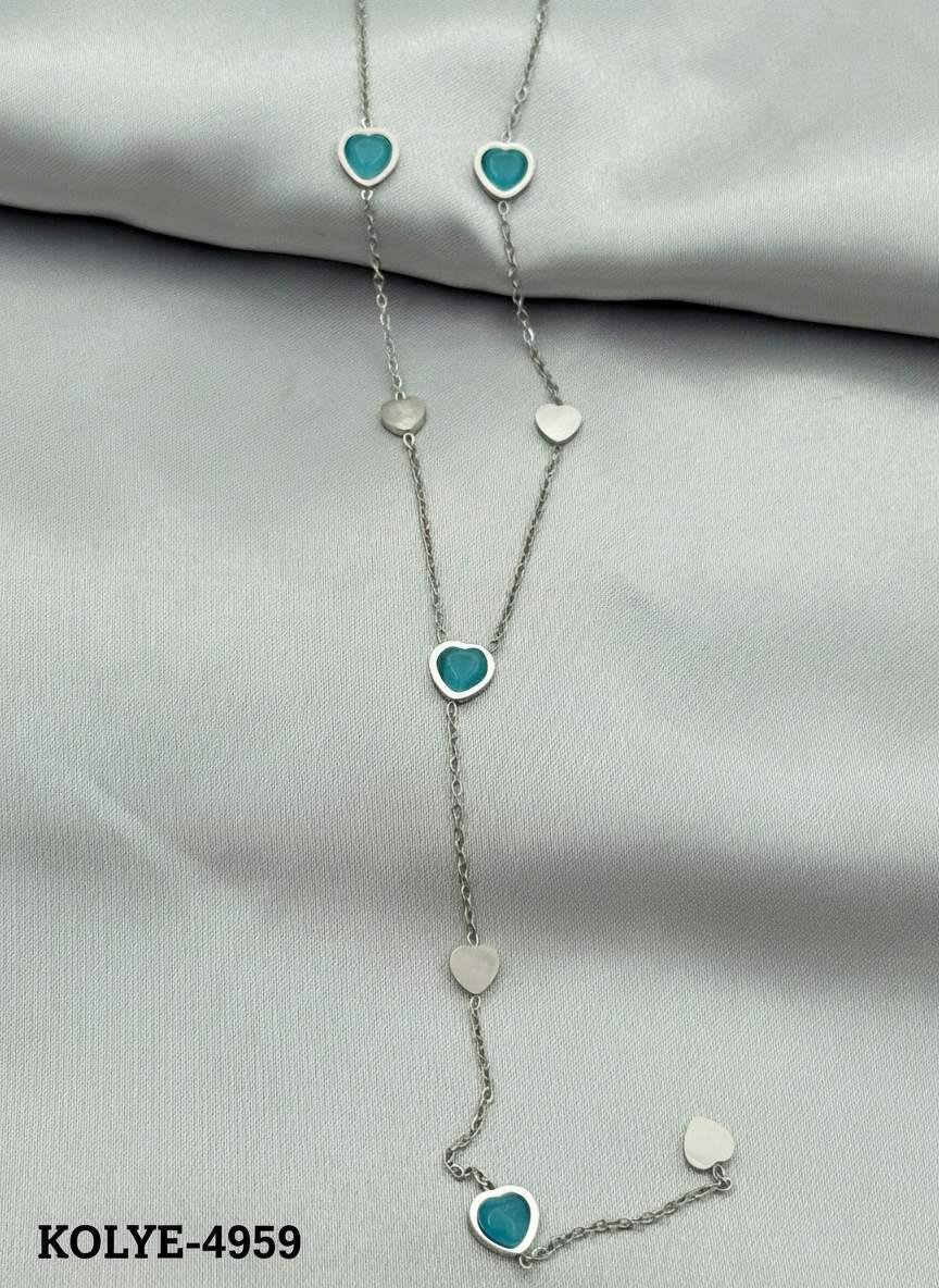 Çelik Y Kolye 45cm // KOLYE-4959.KOLYE-4959