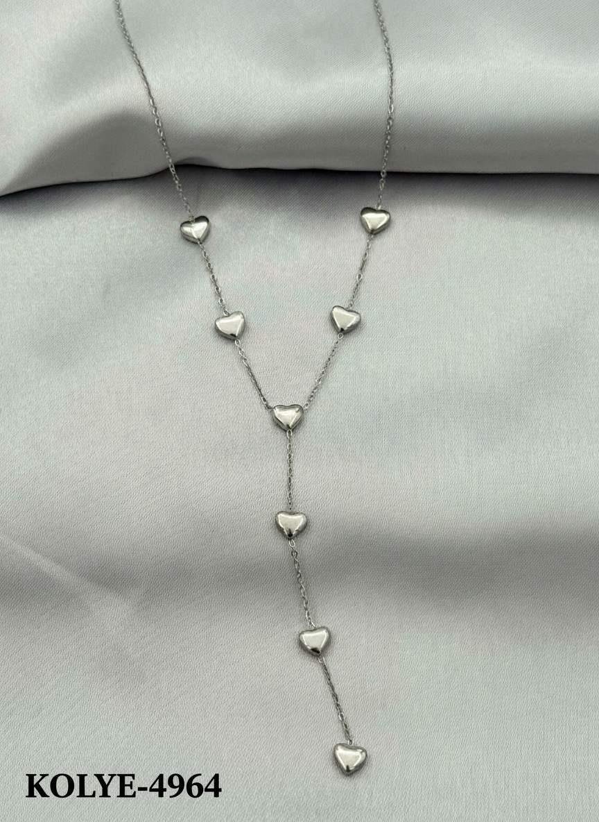Çelik Y Kolye 45cm // KOLYE-4964.KOLYE-4964