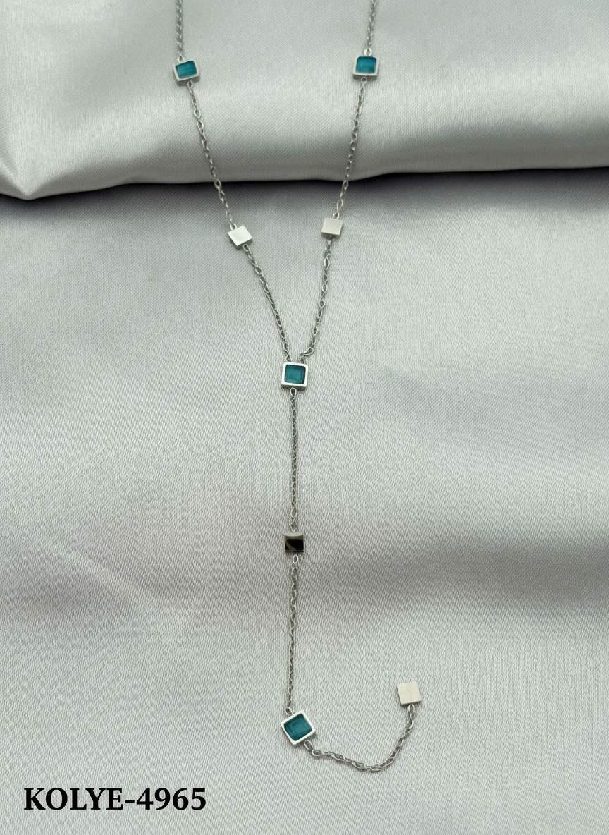 Çelik Y Kolye 45cm // KOLYE-4965.KOLYE-4965