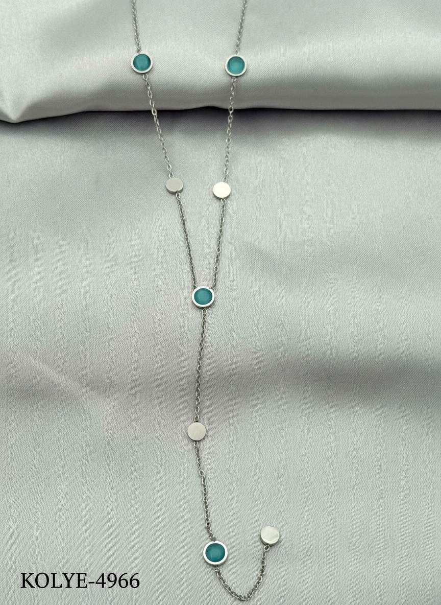 Çelik Y Kolye 45cm // KOLYE-4966.KOLYE-4966