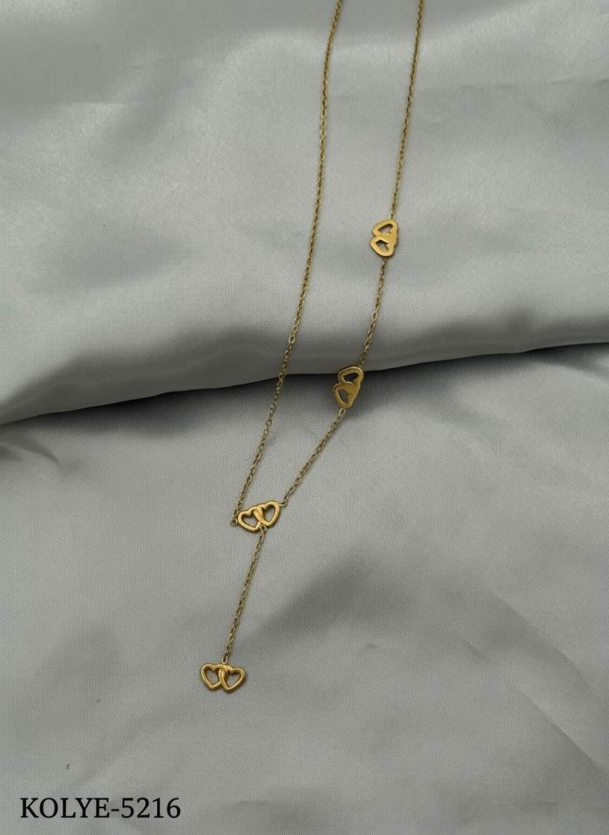 Çelik Y Kolye 45cm // KOLYE-5216.KOLYE-5216