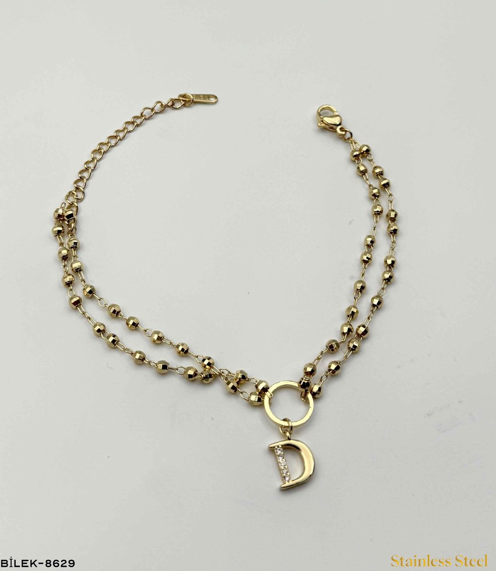 DORİKOLU HARF BİLEKLİK //BİLEK-8629BİLEK-8629