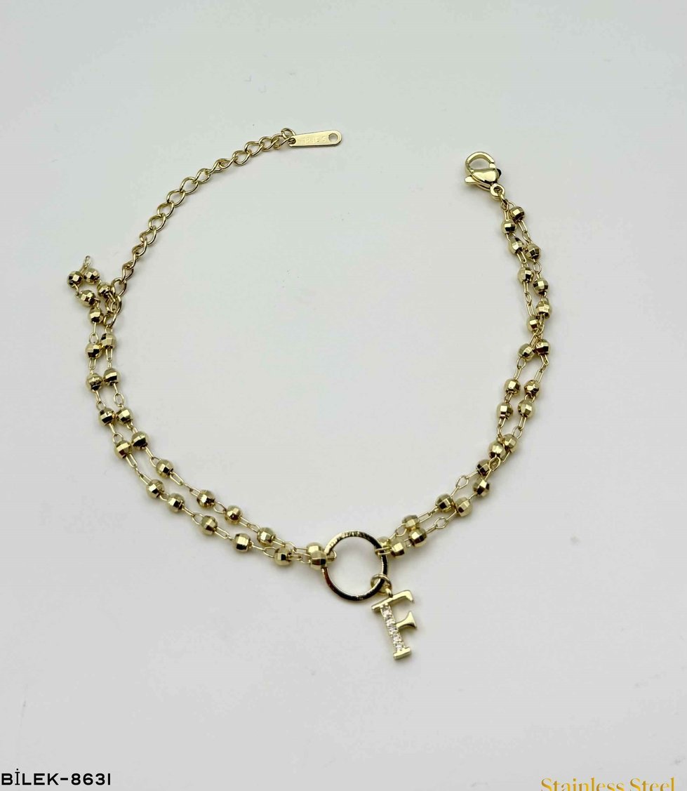 DORİKOLU HARF BİLEKLİK //BİLEK-8631BİLEK-8631