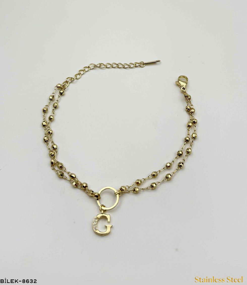 DORİKOLU HARF BİLEKLİK //BİLEK-8632BİLEK-8632