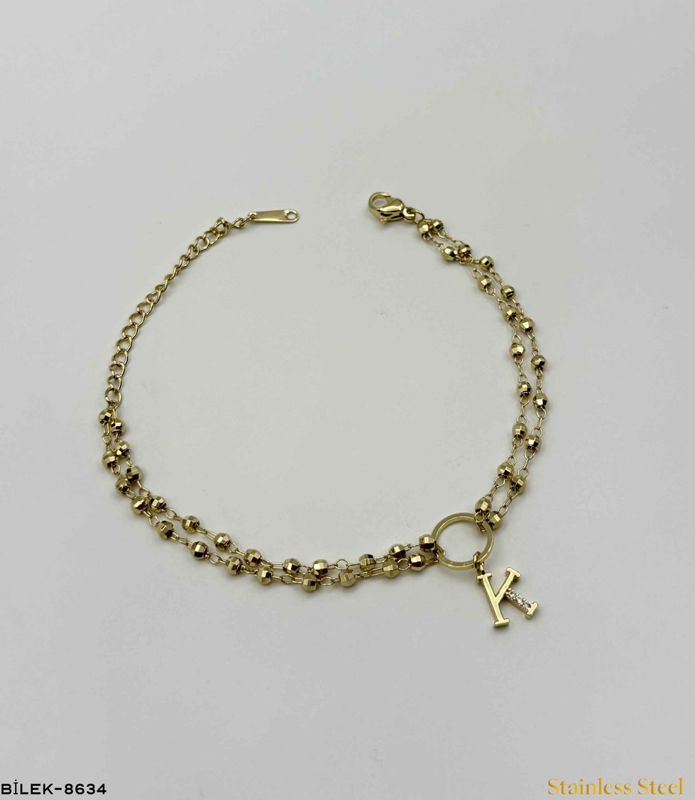 DORİKOLU HARF BİLEKLİK //BİLEK-8634BİLEK-8634