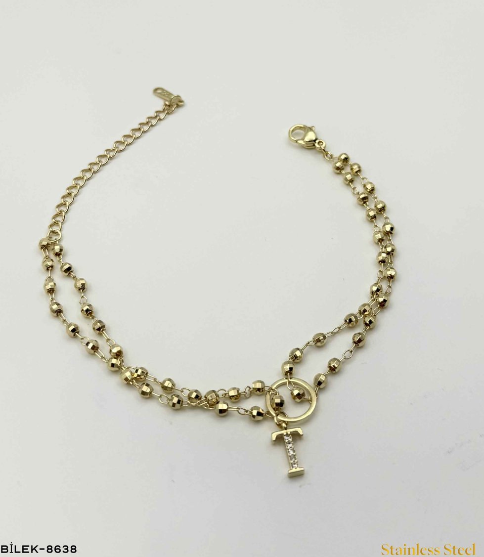 DORİKOLU HARF BİLEKLİK //BİLEK-8638BİLEK-8638