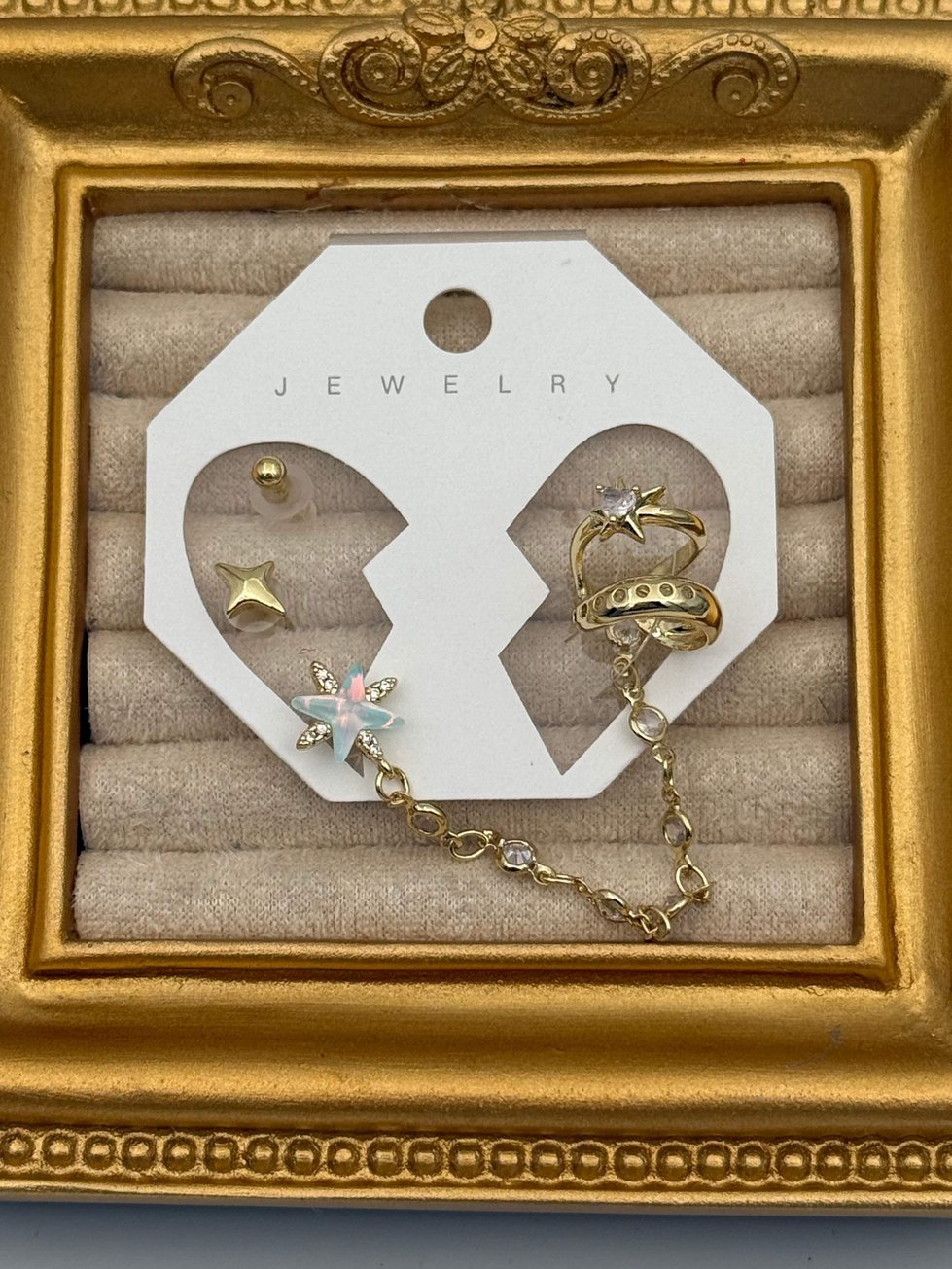 EARCUFF Kıkırdak Set Küpe // EAR-770.EAR-770