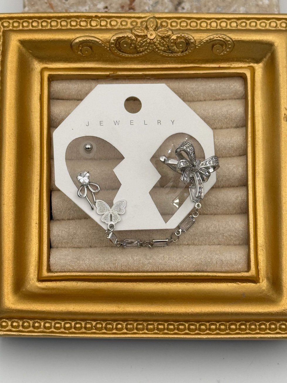 EARCUFF Kıkırdak Set Küpe // EAR-772.EAR-772