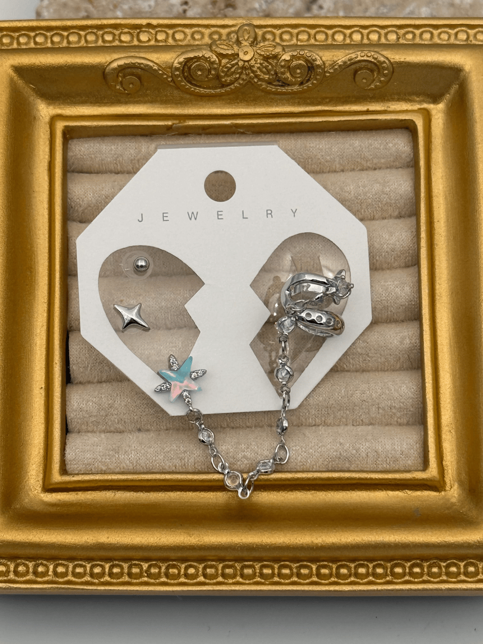 EARCUFF Kıkırdak Set Küpe // EAR-774.EAR-774
