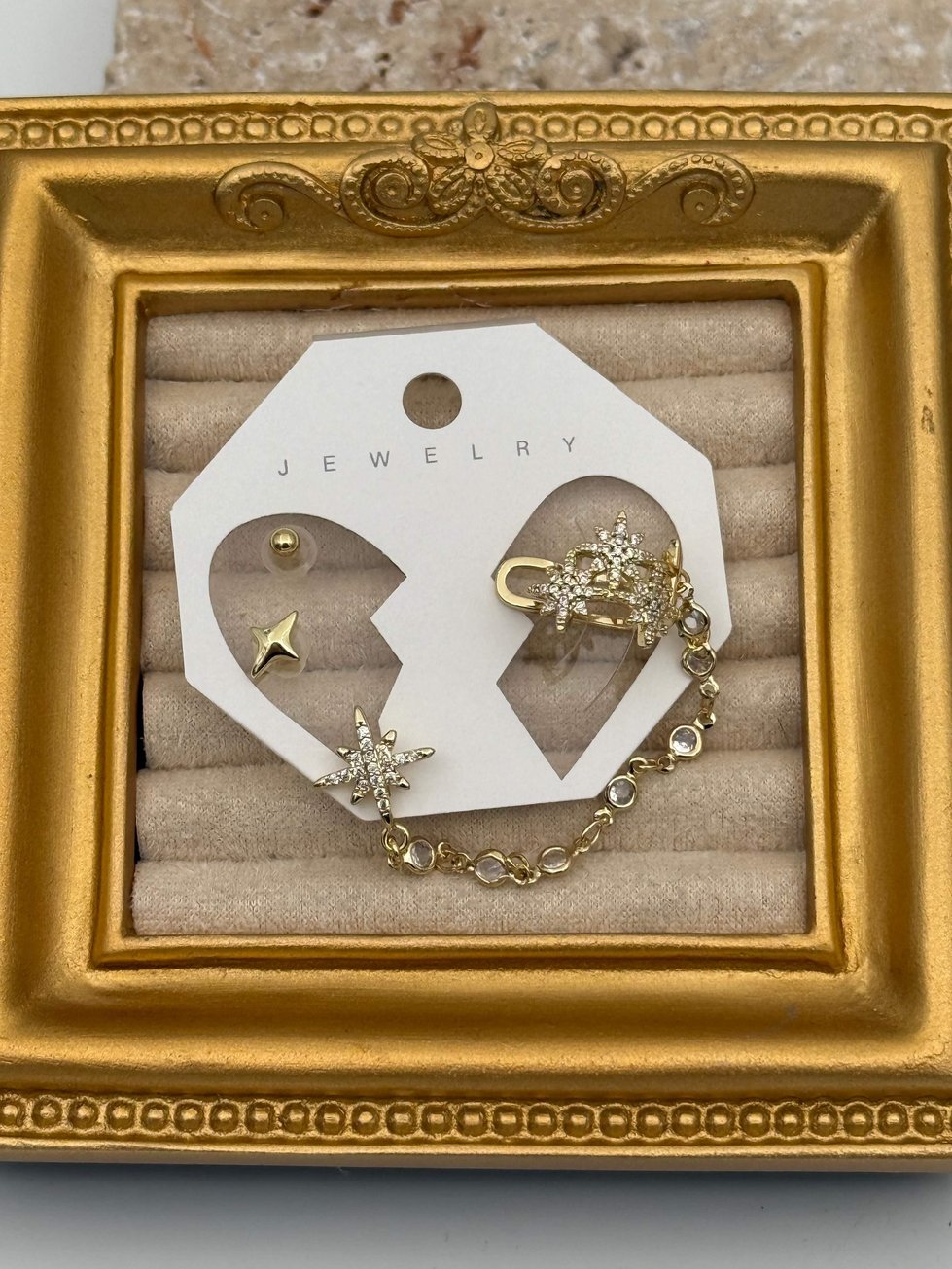 EARCUFF Kıkırdak Set Küpe // EAR-782.EAR-782