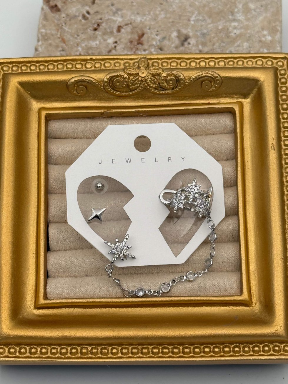 EARCUFF Kıkırdak Set Küpe // EAR-784.EAR-784