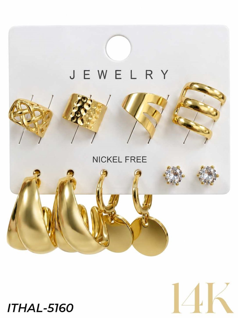 Earcuff Set Küpe // ITHAL-5160ITHAL-5160