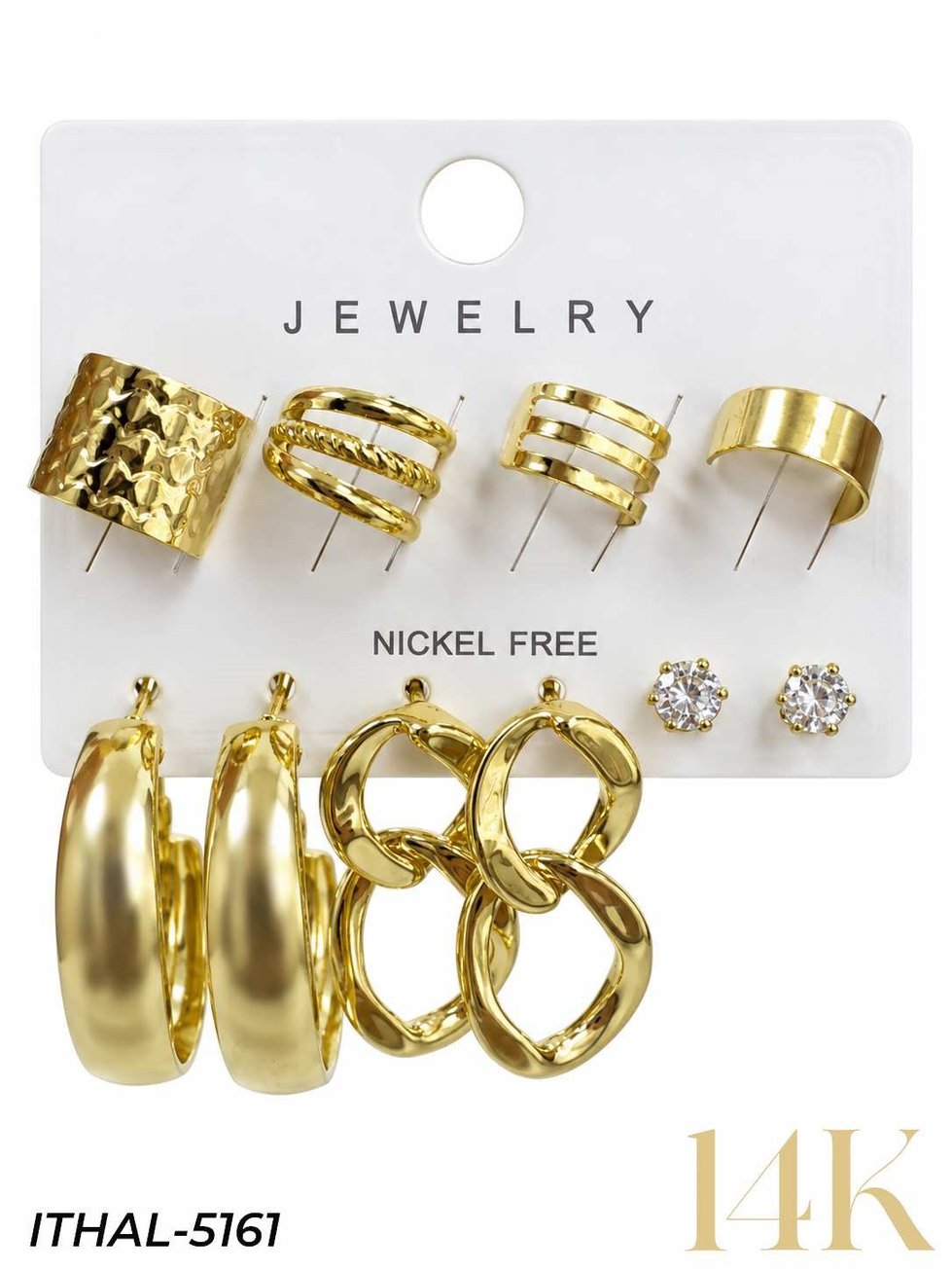 Earcuff Set Küpe // ITHAL-5161ITHAL-5161