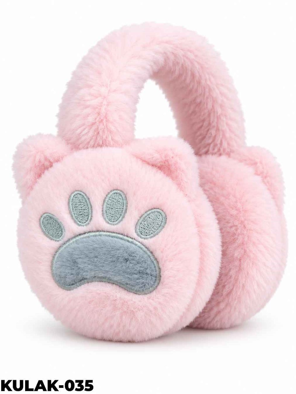 Kalp Ve Pati Detay Peluş Kulaklık //KULAK-035KULAK-035