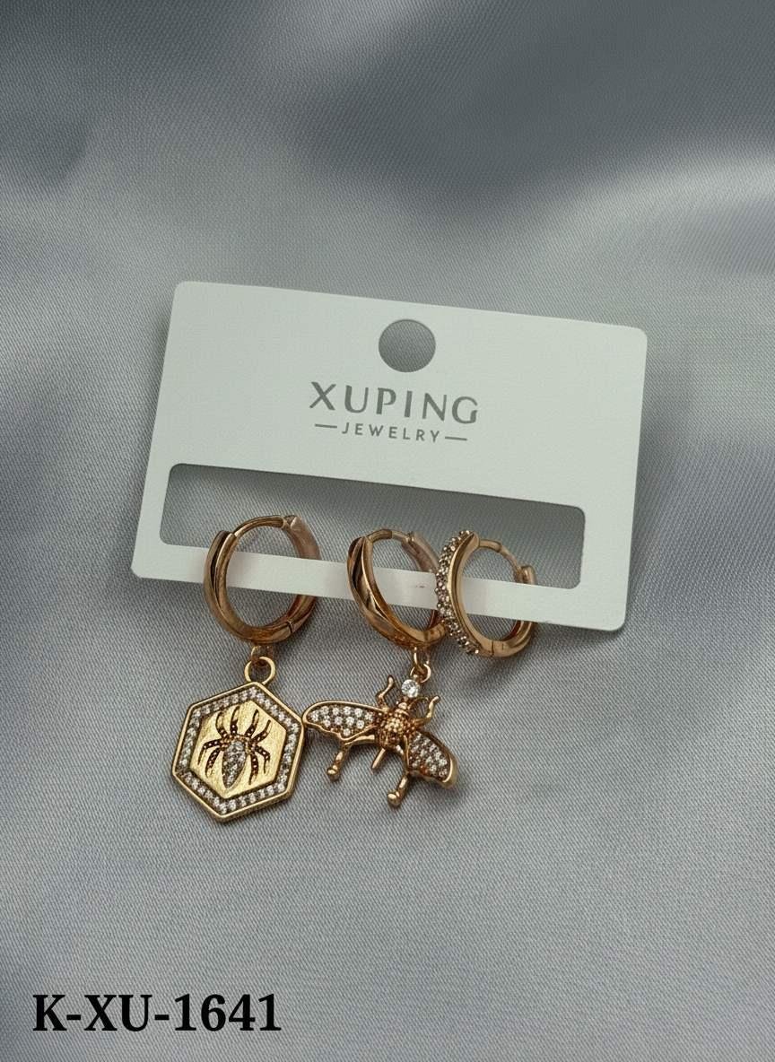 XUPING 3'lü Küpe // K-XU-1641.K-XU-1641