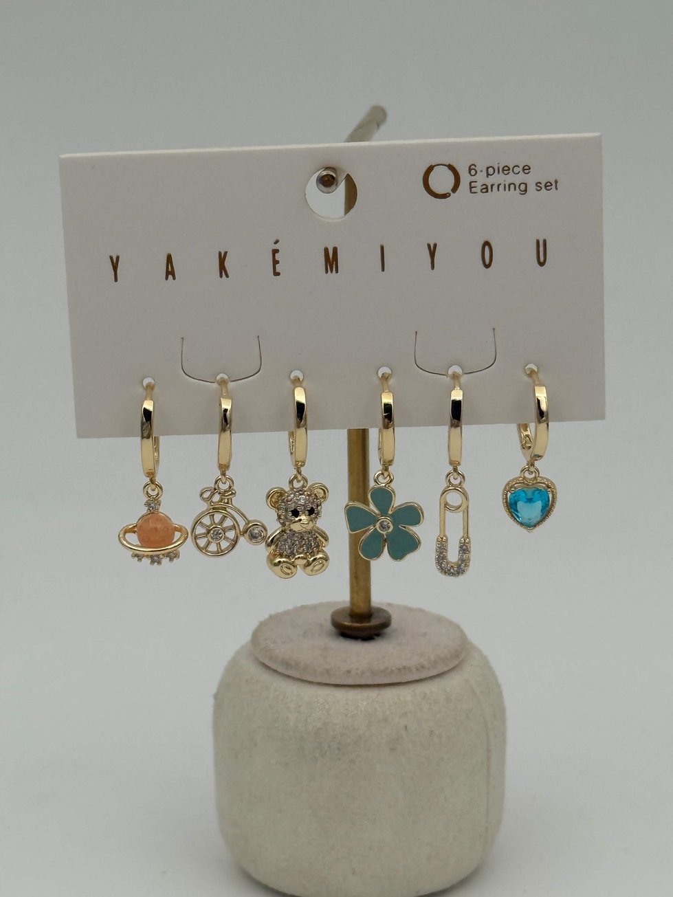 YAKEMIYOU 6'lı Set Küpe // ITHAL-3680.ITHAL-3680