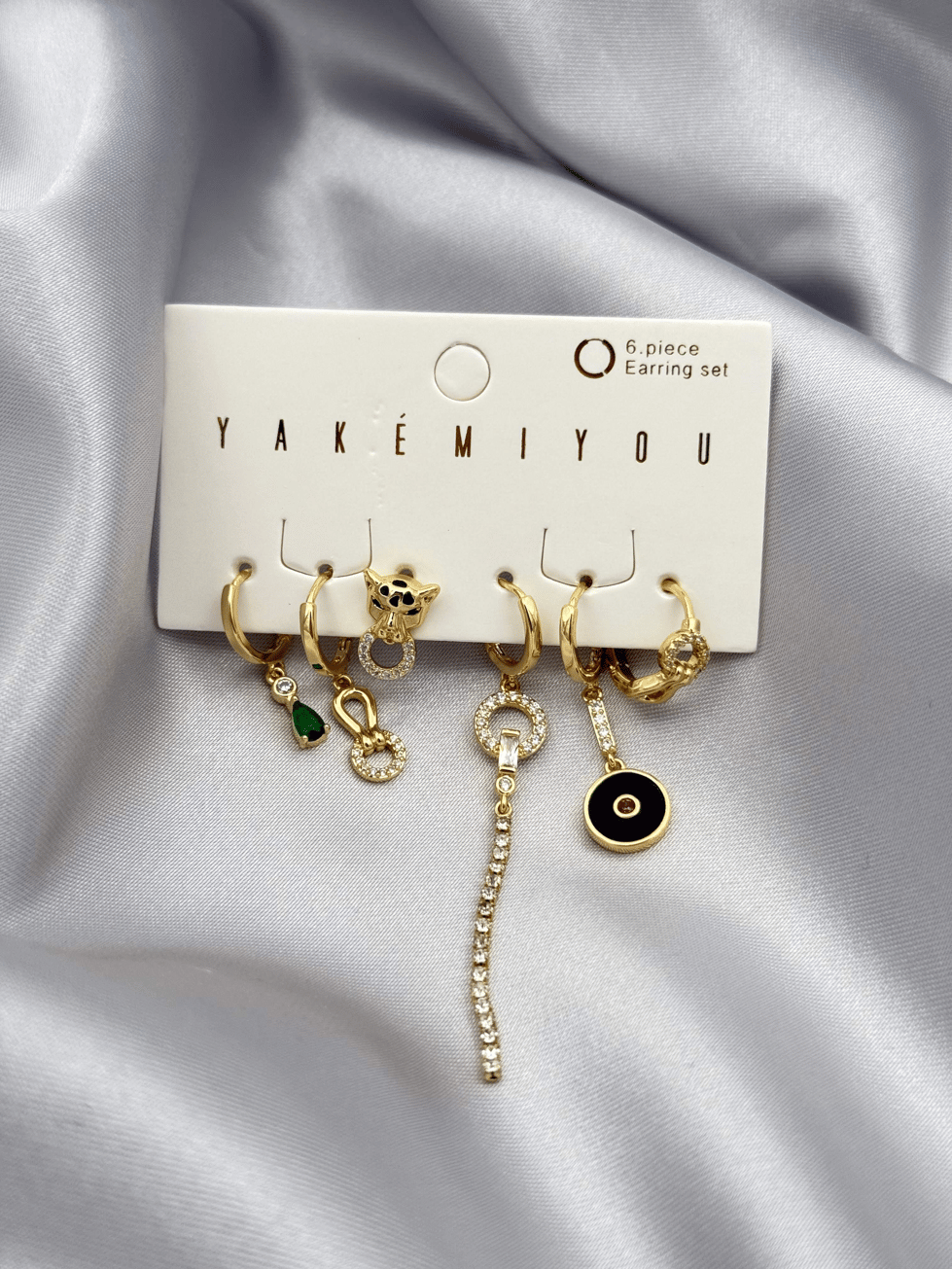 YAKEMIYOU 6'lı Set Küpe // ITHAL-3766.ITHAL-3766