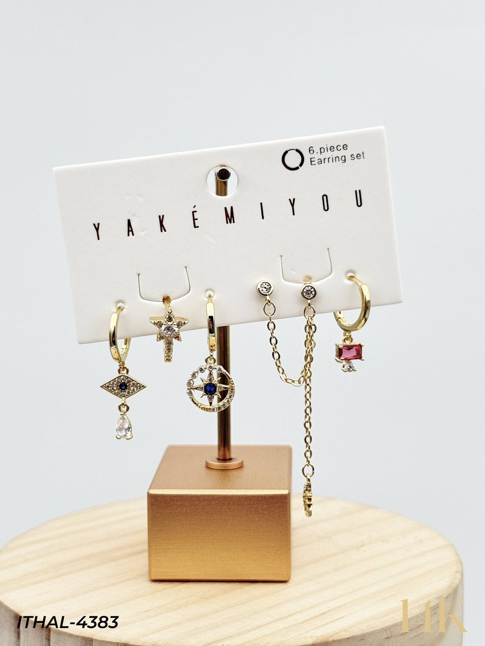 YAKEMIYOU 6'lı Set Küpe // ITHAL-4383ITHAL-4383