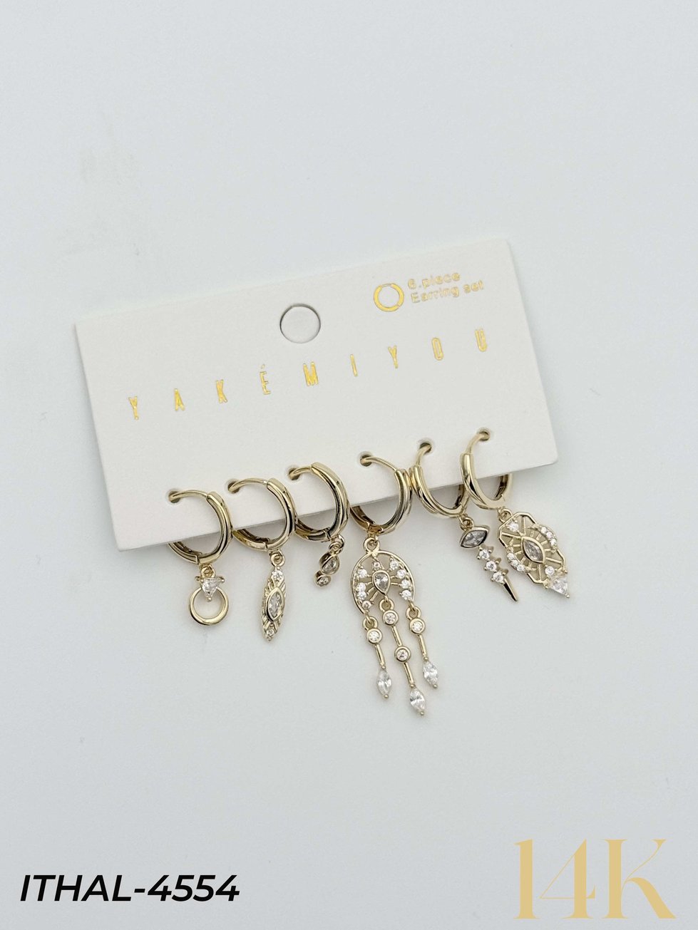 YAKEMIYOU 6'lı Set Küpe // ITHAL-4554ITHAL-4554