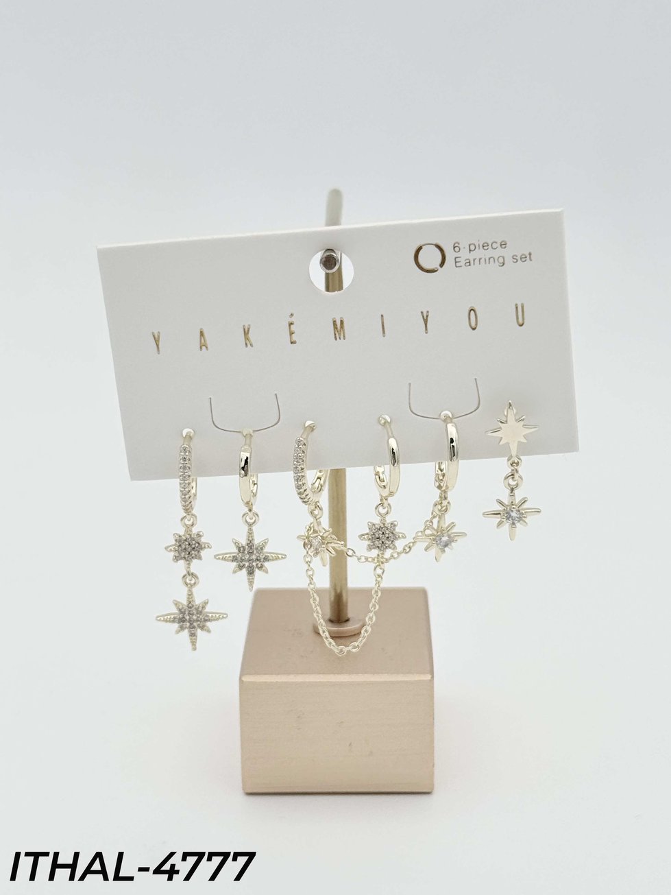 YAKEMIYOU 6'LI Set Küpe // ITHAL-4777ITHAL-4777